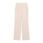 Quasar Rechte Pijp Broek Max Mara , Pink , Dames