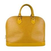 Pre-owned Leather louis-vuitton-bags Louis Vuitton Vintage , Yellow , ...