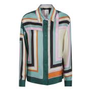 Multicolor Zijden Shirt Elegant Uiterlijk Max Mara Weekend , Multicolo...