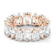 Vittore Ring, Wit, Roségoudkleurig Swarovski , White , Dames