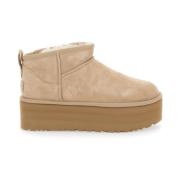 Beige Classic Ultra Mini Platform Laarzen UGG , Beige , Dames