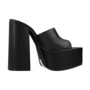 Plateau Hakken Muiltjes Steve Madden , Black , Dames