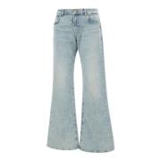 Flare Jeans in Sahara Blauw 7 For All Mankind , Blue , Dames