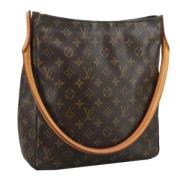 Pre-owned Canvas louis-vuitton-bags Louis Vuitton Vintage , Brown , Da...