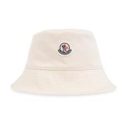 Muts met logopatch Moncler , Beige , Heren