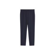 Straight Leg Polyester Broek Max Mara , Blue , Dames