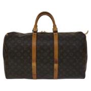 Pre-owned Canvas travel-bags Louis Vuitton Vintage , Brown , Dames