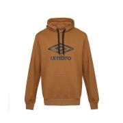 Tijdloze Logo Hoodie voor Mannen Umbro , Brown , Heren