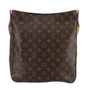 Pre-owned Canvas louis-vuitton-bags Louis Vuitton Vintage , Brown , Da...