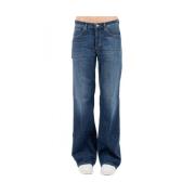 Stijlvolle Jeans voor Mannen en Vrouwen Dondup , Blue , Dames