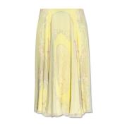 Rok met Medusa Cameo-print Versace , Yellow , Dames