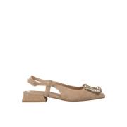 Platte brogue schoen Alma EN Pena , Beige , Dames