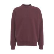 Rode Geborduurde Logo Sweatshirt Aw24 C.p. Company , Red , Heren