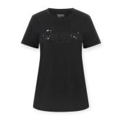 Katoenen T-shirt Guess , Black , Dames