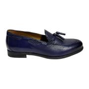 Blauwe leren mocassins met kwastjes Marechiaro 1962 , Blue , Heren