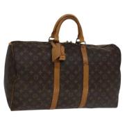 Pre-owned Canvas travel-bags Louis Vuitton Vintage , Brown , Dames