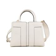 Witte Handtas met Clutch Elisabetta Franchi , Beige , Dames