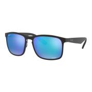 Gepolariseerde spiegelende zonnebril Zwart/Groen Blauw Ray-Ban , Black...