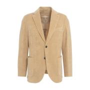 Beige Corduroy Blazer Aw24 Circolo 1901 , Beige , Heren