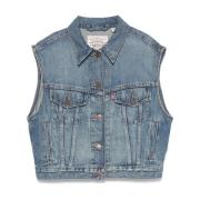 Jassen Blauw Levi's , Blue , Dames