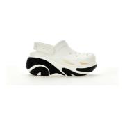 Witte Bubble Crush Klomp Sandalen Crocs , White , Dames