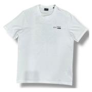 Wit Katoenen Regular Fit T-shirt Paul & Shark , White , Heren