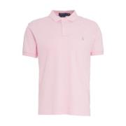 Rose Polo Shirt Slim Fit Casual Polo Ralph Lauren , Pink , Heren