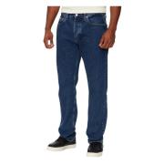 Klassieke Straight Fit Heren Jeans Calvin Klein Jeans , Blue , Heren