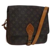 Pre-owned Canvas louis-vuitton-bags Louis Vuitton Vintage , Brown , Da...