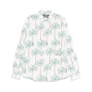 Overhemd met Grafische Print en Knopen Jacquemus , White , Heren