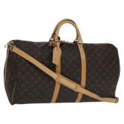 Pre-owned Canvas travel-bags Louis Vuitton Vintage , Brown , Dames