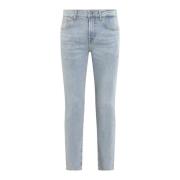 Slimmy Studio Blue Jeans 7 For All Mankind , Blue , Heren