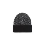 Zwarte Alpaca Wol Wintermuts Calvin Klein , Black , Dames