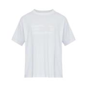 Witte Crew Neck T-shirt MM6 Maison Margiela , White , Heren