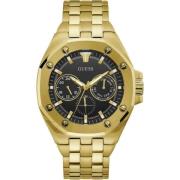 Gouden Roestvrij Stalen Quartz Herenhorloge Guess , Yellow , Heren