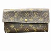 Pre-owned Canvas wallets Louis Vuitton Vintage , Brown , Dames