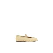 Tabi Ballet Flats Leren Casual Maison Margiela , Beige , Dames