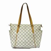 Pre-owned Canvas louis-vuitton-bags Louis Vuitton Vintage , White , Da...