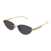 Stijlvolle zonnebril voor chique look Cartier , Yellow , Unisex