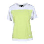 Katoenen T-shirt Emporio Armani , Yellow , Dames