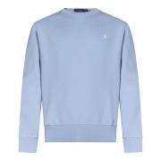 Clear Blue Crewneck Sweatshirt Polo Ralph Lauren , Blue , Heren