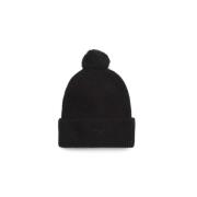 Geborduurde Pompom Beanie Calvin Klein , Black , Dames