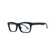 Zwarte Trapezium Optische Frames Ermenegildo Zegna , Black , Heren