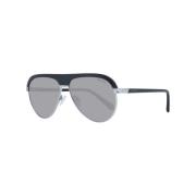 Zwarte Aviator Zonnebril met Gradiëntlenzen Guess , Black , Heren