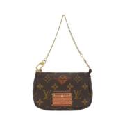 Pre-owned Canvas clutches Louis Vuitton Vintage , Brown , Dames