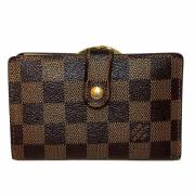 Pre-owned Canvas wallets Louis Vuitton Vintage , Brown , Dames