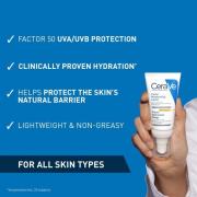 CeraVe AM Facial Hydraterende Lotion SPF50 voor Normale tot Droge Huid...
