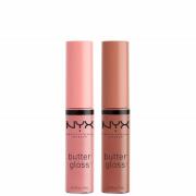 NYX Professional Makeup Butter Gloss Lip Gloss Duo - Praline and Crème...