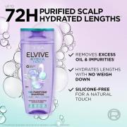 L'Oréal Paris Elvive Hydra Pure 72h Zuiverende Shampoo met Hyaluron en...