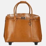 Olivia Lauren Manon laptop trolley brown